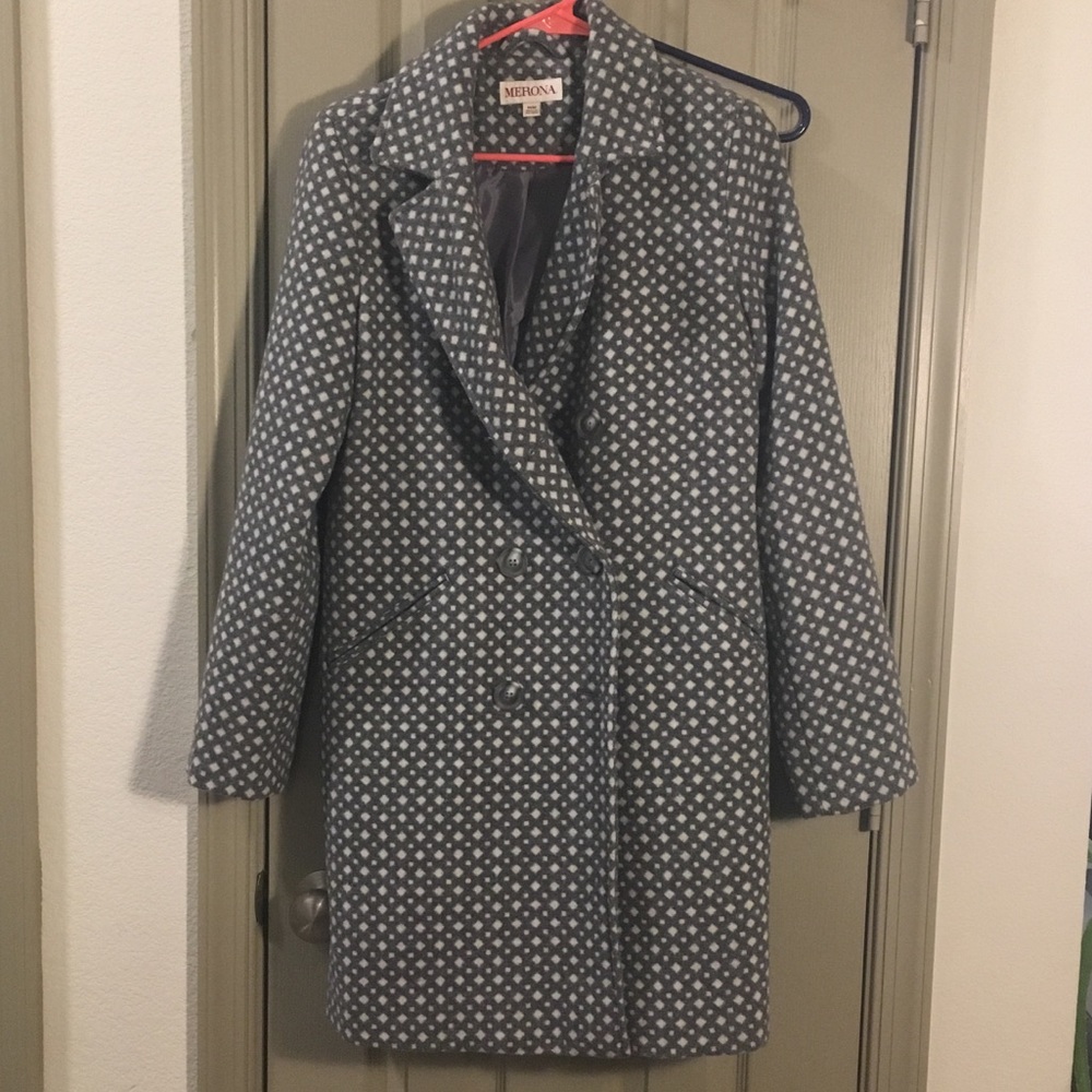 Patterned Peacoat